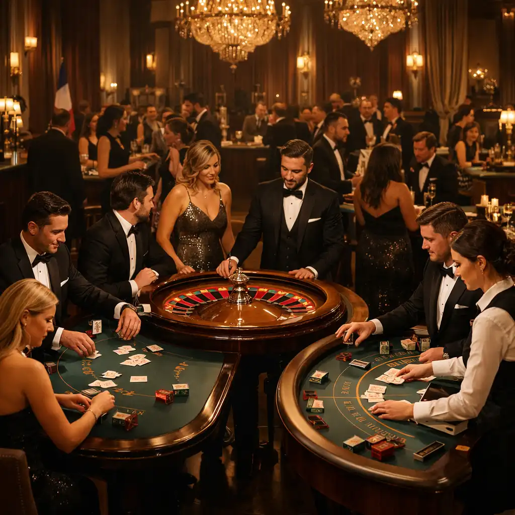 Soirée casino d’entreprise élégante organisée par Hol' IN